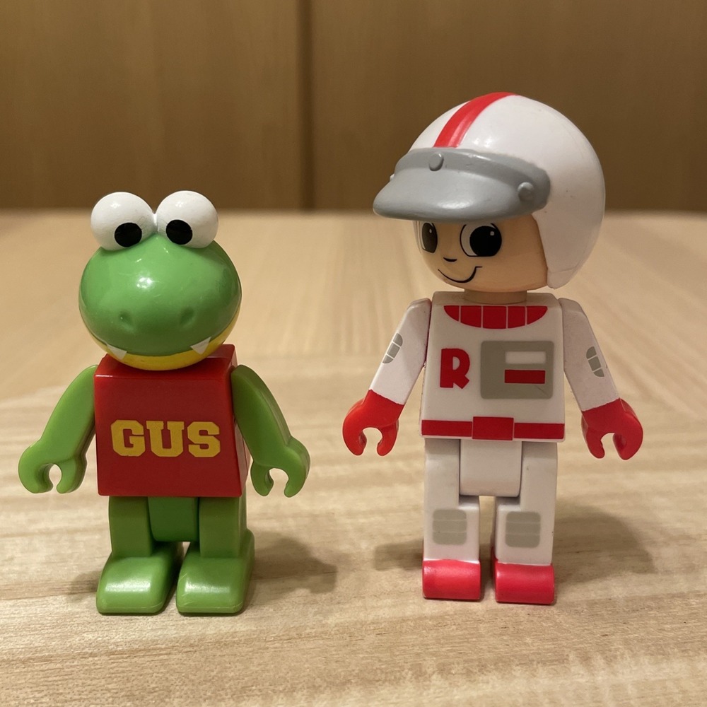 Ryan's World Racer Ryan & Gus Gummy Gator Figure Lot Just Play 3" 2.5" Toys